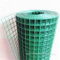 Green pvc coated welded wire mesh